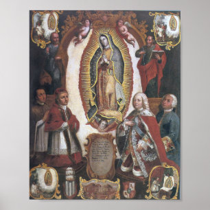 Unsere Liebe Frau von Guadalupe Poster