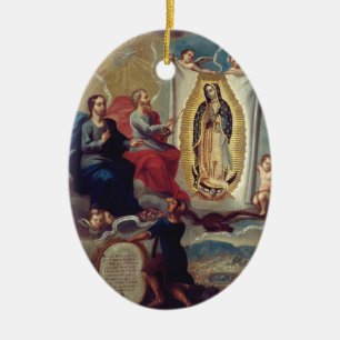 Unsere Liebe Frau von Guadalupe Religiöses Erinn Keramik Ornament