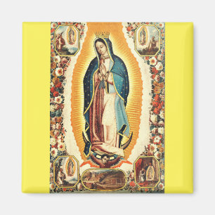 Unsere Liebe Frau von Guadalupe Strahlende Kunst Magnet
