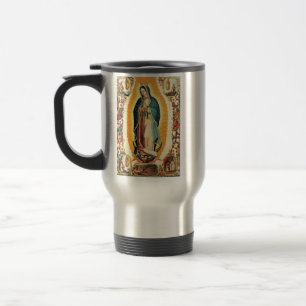 Unsere Liebe Frau von Guadalupe Strahlende Kunst Reisebecher