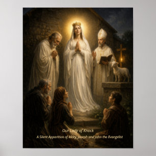 Unsere Liebe Frau von Knock Marianische Erscheinun Poster