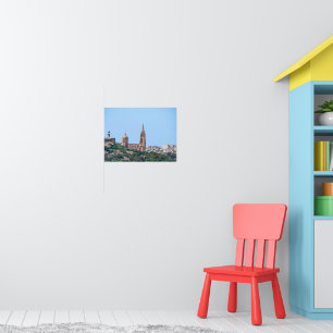 Unsere Liebe Frau von Lourdes Kapelle mit Blick au Poster