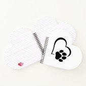 Unsere Liebe für Hunde - Notebook Notizblock (Innenseite)