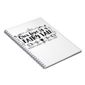 UNSERE LIEBE IST EIN FAIRE TALE Custom Wedding Gäs Notizblock (Rechte Seite)