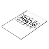 UNSERE LIEBE IST EIN FAIRE TALE Custom Wedding Gäs Notizblock (Linke Seite)