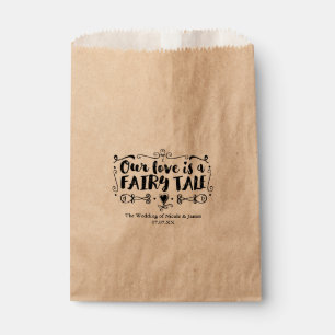UNSERE LIEBE IST EIN MÄRCHEN Individuelle Hochzeit Geschenktütchen