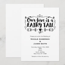 UNSERE LIEBE IST EINE FAIRE TALE Custom Wedding Ei