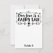 UNSERE LIEBE IST EINE FAIRE TALE-Hochzeitsstimmung Einladung (Vorderseite)