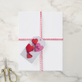 Unsere Liebe ist für immer ein Herz - Geschenkanhänger (Mit Garn)