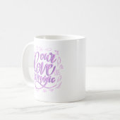 unsere Liebe ist magisch Kaffeetasse (Vorderseite Links)