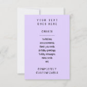 unsere Liebe ist ursprünglich: Schimpansen küssen Einladung (Rückseite)