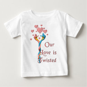 Unsere Liebe ist verdreht Baby T-shirt