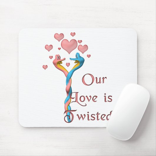 Unsere Liebe ist verdreht Mousepad (Mit Mouse)