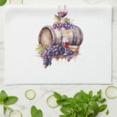 Unsere Liebe ist wie ein Glass feinen Weins Geschirrtuch (Gefaltet)