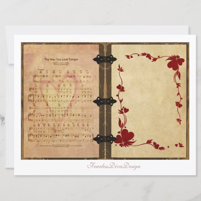 Unsere Liebe Junk Journal Seiten 11 & 12 (Vorderseite)