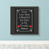 Unsere Liebe - Leinwand (Insitu (Holzboden))