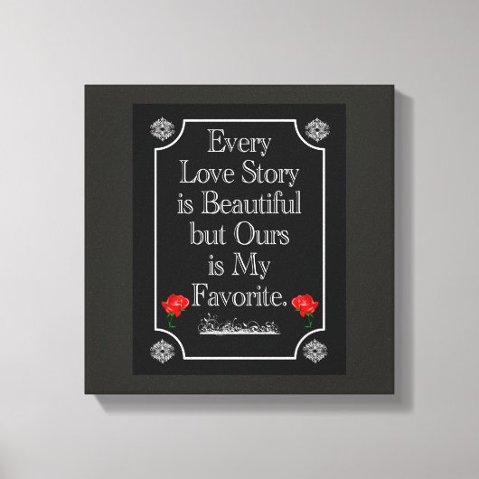 Unsere Liebe - Leinwand (Vorderseite)