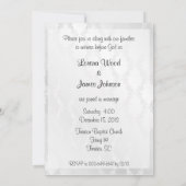 Unsere Liebe-religiöse Hochzeits-Einladung Einladung (Rückseite)