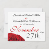 Unsere Liebe Rose ~ Save the Date (Rückseite)