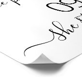 Unsere Liebe Story Best Day Yes Day Lemons Wedding Poster (Ecke)