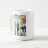 Unsere Liebe Story ist mein Favorit Kaffeetasse (Vorderseite Links)