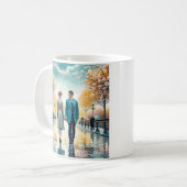 Unsere Liebe Story ist mein Favorit Kaffeetasse (Vorderseite Links)