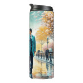 Unsere Liebe Story ist mein Favorit Thermosbecher (Nach rechts gedreht)