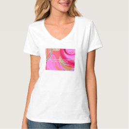 "Unsere Liebe Story V-Neck T-Shirt - Romantisch &