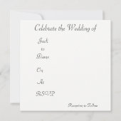 Unsere Liebe wächst Einladung (Rückseite)