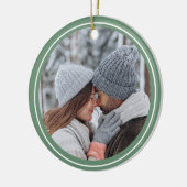 Unsere Liebe Weihnachten Keramik Ornament (Links)