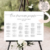 Unsere Lieblings-Alphabetische Hochzeitssitze Poster