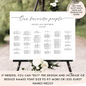 Unsere Lieblings-Alphabetische Hochzeitssitze Poster
