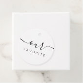 Unsere Lieblings-Hochzeitungs-Begrüßungstags Geschenkanhänger (Beispiel)