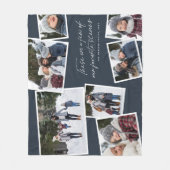 Unsere Lieblings-Szenen moderne Marine 7 Foto Coll Fleecedecke (Vorderseite)