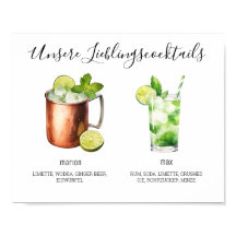 Unsere Lieblingscocktails Hochzeit