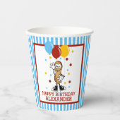 Unsere Lil Peanut Birthday Party Pappbecher (Vorderseite)