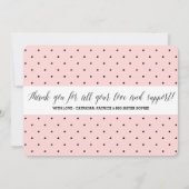 Unsere Little Lady Script Foto Geburtserklärung Ankündigung (Rückseite)