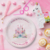 Unsere LIttle Prinzessin dreht sich einen Geburtst Pappteller (Party)