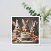 Unsere lustige, sonnige Einladung zum Geburtstag (Stehend Vorderseite)