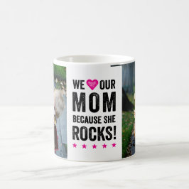 Unsere Mama Rocks Foto Tasse