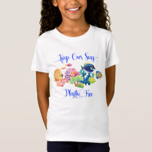 Unsere Meere plastikfrei halten Naturschutz Ozean T-Shirt