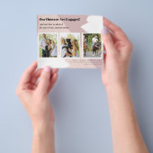 Unsere Menschen sind VERLOBT - PET FOTO Engagering Flyer (Gruppe)