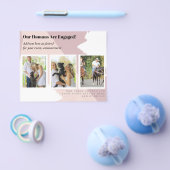 Unsere Menschen sind VERLOBT - PET FOTO Engagering Flyer (Einzeln)