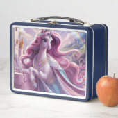 unsere Metal-Einhorn-Lunchbox Metall Brotdose (Beispiel)