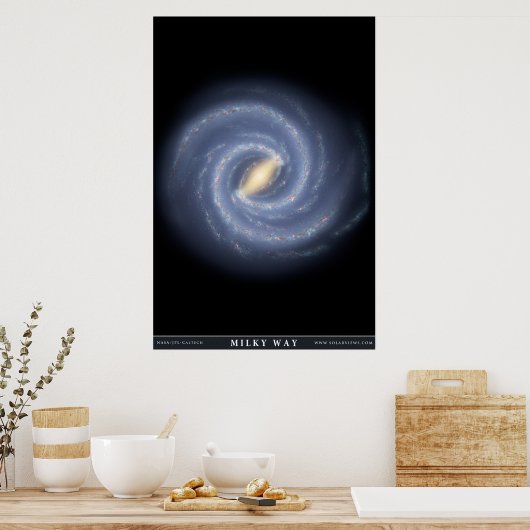 Unsere Milchstraße Poster (Küche)