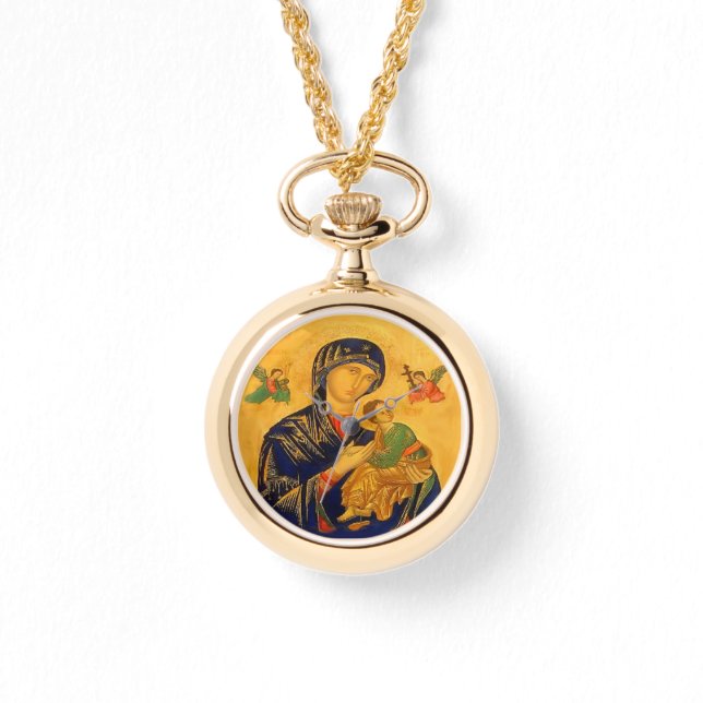 Unsere Mutter der ständigen Hilfe Armbanduhr (Vorderseite)