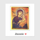 Unsere Mutter der ständigen Hilfe Aufkleber (Blatt)