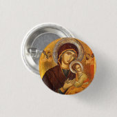 Unsere Mutter der ständigen Hilfe Button (Vorne & Hinten)