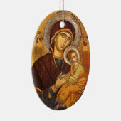 Unsere Mutter der ständigen Hilfe Keramik Ornament (Rechts)