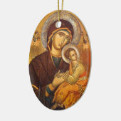 Unsere Mutter der ständigen Hilfe Keramik Ornament (Links)